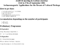 AARCH 2001 - Achaeomagnetic Applications for the Rescue of Cultural Heritage