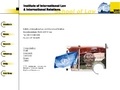 Department of International Law and International Relations