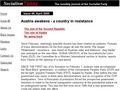 Austria awakens - a country in resistance