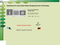 Department of Sustainable Waste Management and Technology
