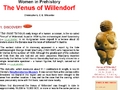 Women in Prehistory: The Venus of Willendorf